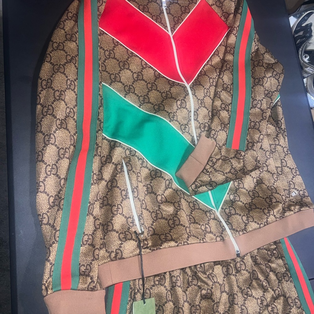 Gucci Chevron Track Pants only.